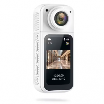 كاميرا رياضية 2K مع حامل مغناطيسي وشاشة 