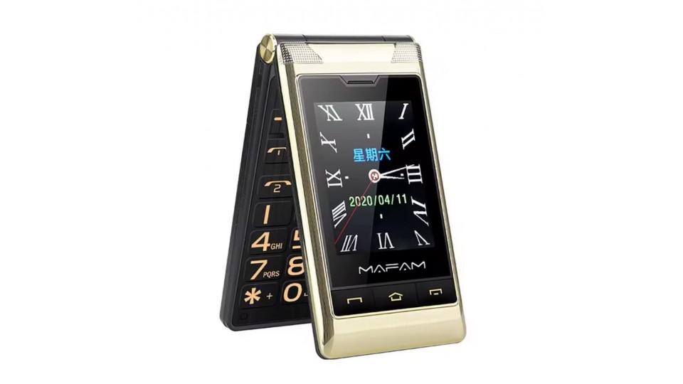 جوال كبار السن شاشتين 