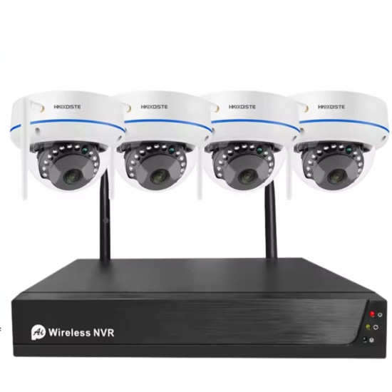 4 كاميرات مراقبة لاسكي داخلي خارجي 