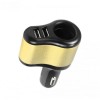 شاحن سيارة بمخرجين usb ومخرج ولاعة سجائر