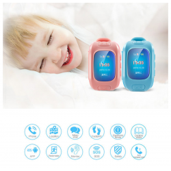 ساعة D الذكية لتتبع الاطفال والاتصال بهم