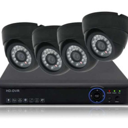 مجموعة 4 كاميرات مراقبة مع DVR