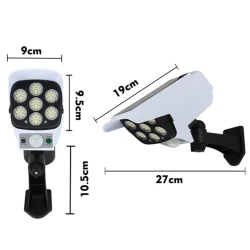 كشاف طاقة شمسية على شكل كاميرا مراقبة