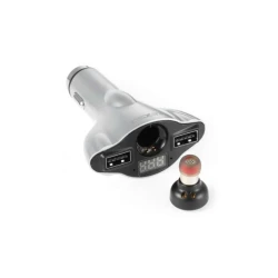 شاحن جوال للسيارة Rexso R20 مع سماعة بلوتوث للرد على المكالمات