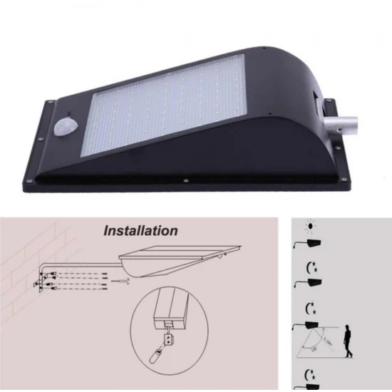 كشاف 81 LED-انارة بالطاقة الشمسية-مقاوم للماء والعوامل الجوية image