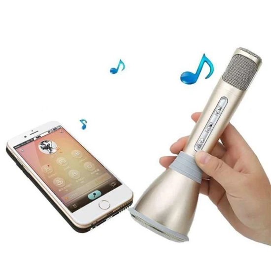 صورة-مايك لاسلكي ( ميكروفون لاسلكي ) مع سبيكر