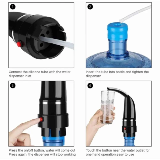 صورة-مضخة مياه قابلة لاعادة الشحن 