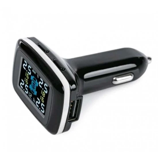 مقياس ضغط ودرجة حرارة الاطارات الالكتروني image