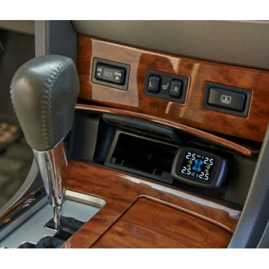 مقياس ضغط ودرجة حرارة الاطارات الالكتروني image