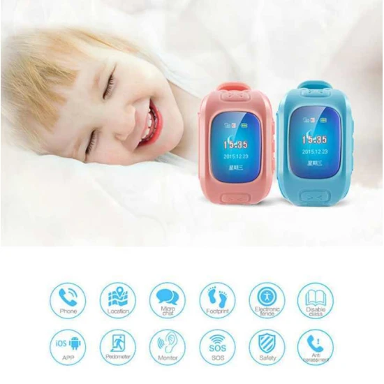 صورة-ساعة D الذكية لتتبع الاطفال والاتصال بهم