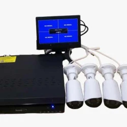 4 كاميرات مراقبة مع شاشة 7 انش HD