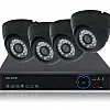 مجموعة 4 كاميرات مراقبة مع DVR