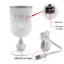 كاميرا مراقبة خارجية LP iP مقاومة للعوامل الجوية