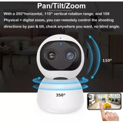 كاميرا مراقبة لاسلكية 4 ميجا بيكسل مع زوم عالي x10