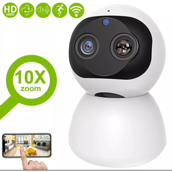 صورة-كاميرا مراقبة لاسلكية 4 ميجا بيكسل مع زوم عالي x10