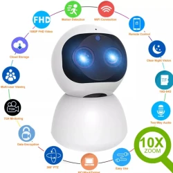 كاميرا مراقبة لاسلكية 4 ميجا بيكسل مع زوم عالي x10