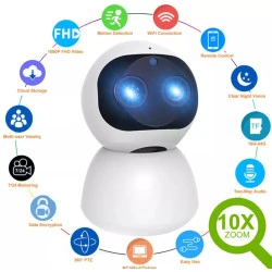 كاميرا مراقبة لاسلكية 4 ميجا بيكسل مع زوم عالي x10