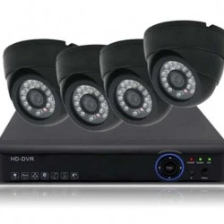 مجموعة 4 كاميرات مراقبة مع DVR مجموعة 4 كاميرات مراقبة مع DVR
