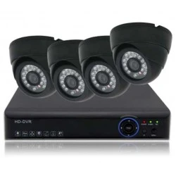 مجموعة 4 كاميرات مراقبة مع DVR