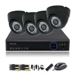 مجموعة 4 كاميرات مراقبة مع DVR