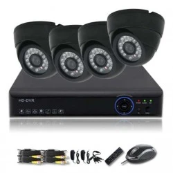 مجموعة 4 كاميرات مراقبة مع DVR