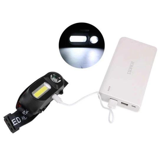 صورة-كشاف الراس ببطارية 4200 ma قابلة لإعادة الشحن