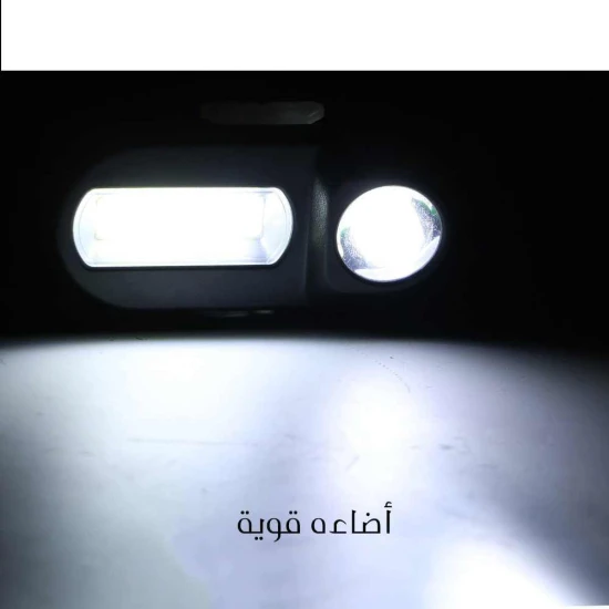 صورة-كشاف الراس ببطارية 4200 ma قابلة لإعادة الشحن