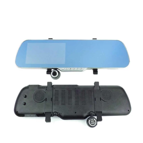 صورة-مرآة سيارة اندرويد بشاشة 5 انش مع كاميرتين أمامية وخلفية