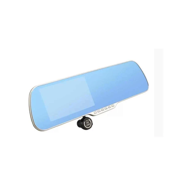 صورة-مرآة سيارة اندرويد بشاشة 5 انش مع كاميرتين أمامية وخلفية