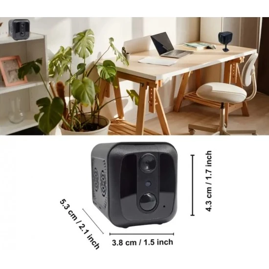 كاميرا مراقبة صغيرة wifi ببطارية قوية صوره 