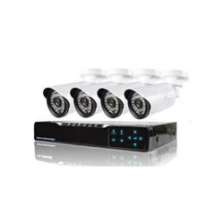 4 كاميرات مراقبة خارجية مع DVR