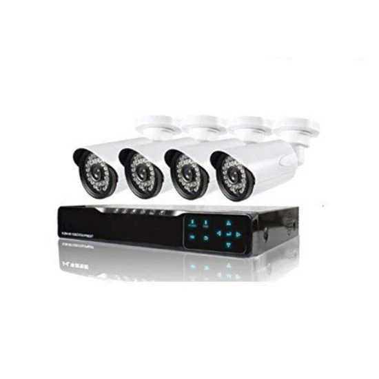 صورة-4 كاميرات مراقبة خارجية مع DVR