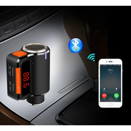 صورة-مشغل mp3+بلوتوث+2مخرج usb+fm