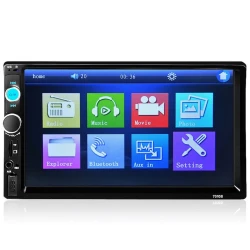 مشغل mp3-mp4-mp5 مع شاشة ٧ انش لعرض الفيديو للسيارات 