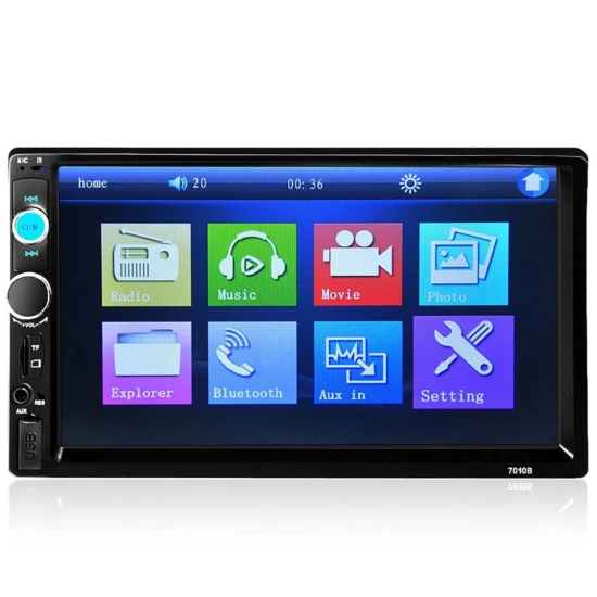 صورة-مشغل mp3-mp4-mp5 مع شاشة ٧ انش لعرض الفيديو للسيارات 