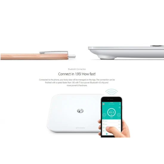  الميزان الذكي لقياس الوزن ونسبة الدهون والماء والعضلات في الجسم الموضة وادوات التجميل image