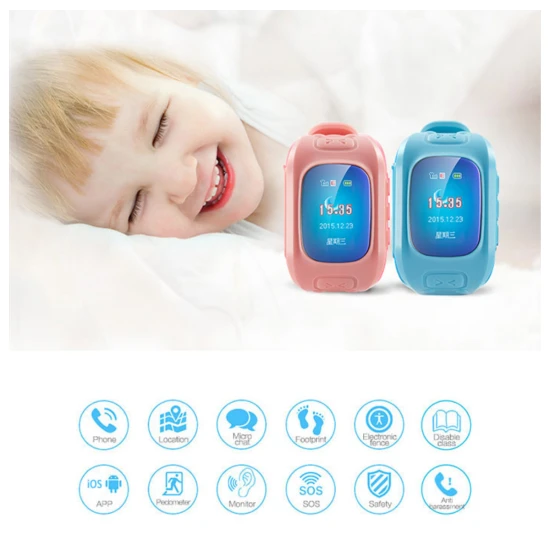 صورة-ساعة D الذكية لتتبع الاطفال والاتصال بهم