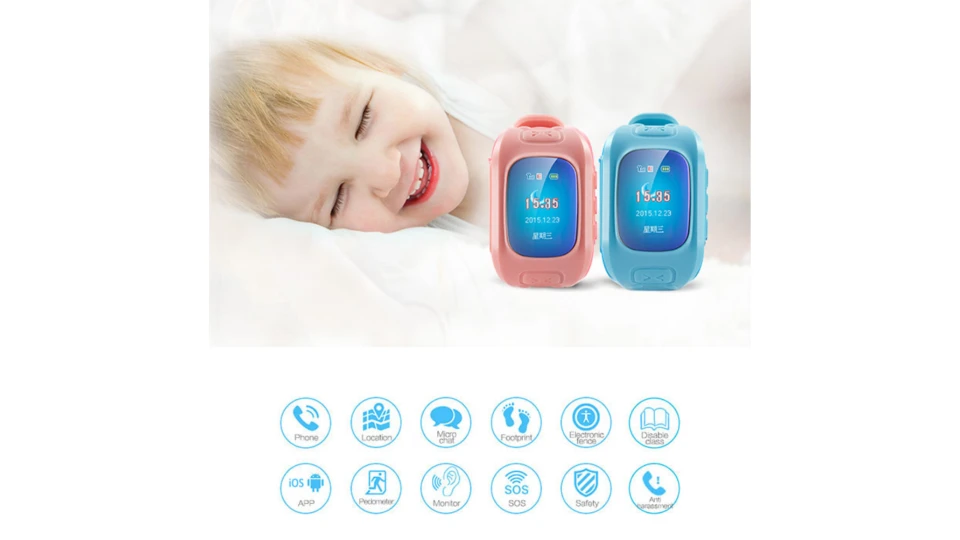 ساعة D الذكية لتتبع الاطفال والاتصال بهم