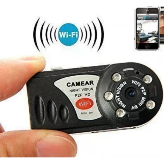 كاميرا صغيرة تدعم المشاهده من الجوال قابلة للشحن - Q ip image