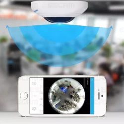 اصغر كاميرا مراقبة بتقنية VR مشاهدة كامل الموقع 360 درجة