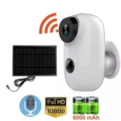 كاميرا مراقبة لاسلكية واي فاي تعمل بالبطارية قابلة لاعادة الشحن 