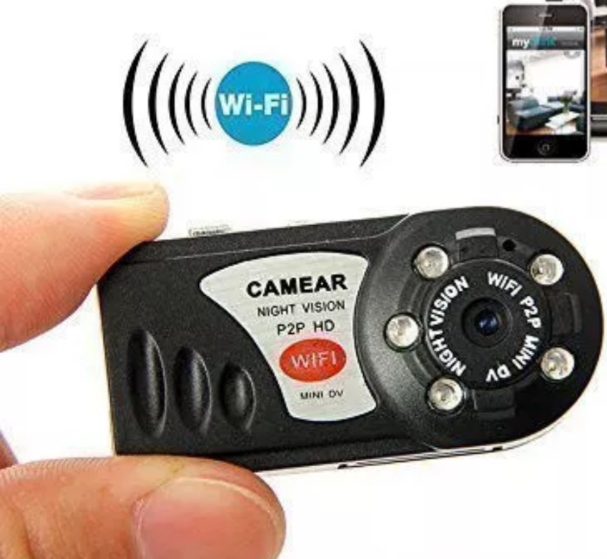 كاميرا صغيرة تدعم المشاهده من الجوال قابلة للشحن - Q ip