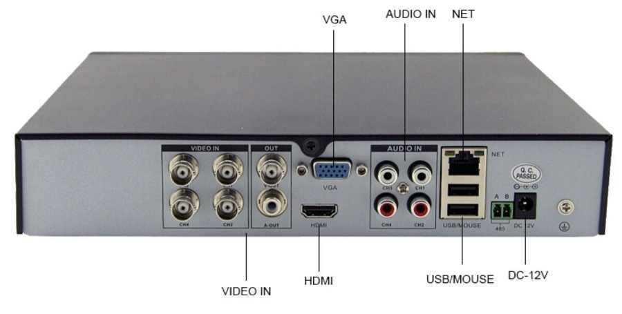 مجموعة 4 كاميرات مراقبة مع DVR